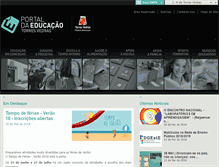 Tablet Screenshot of educacaotorresvedras.com